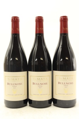 (3) 2019 Te Mata Estate Bullnose Syrah, Hawke's Bay