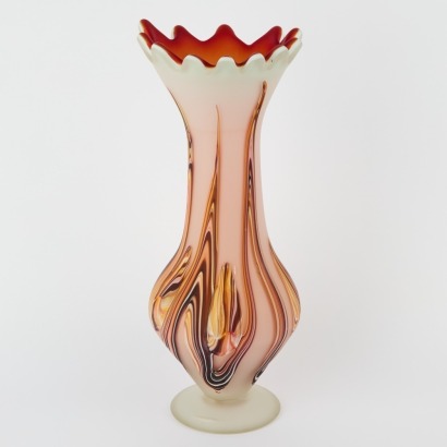 A Large Art Glass Vase