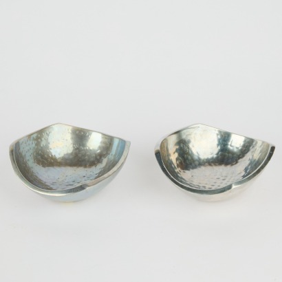 A Pair of Hand Hammered Bowls