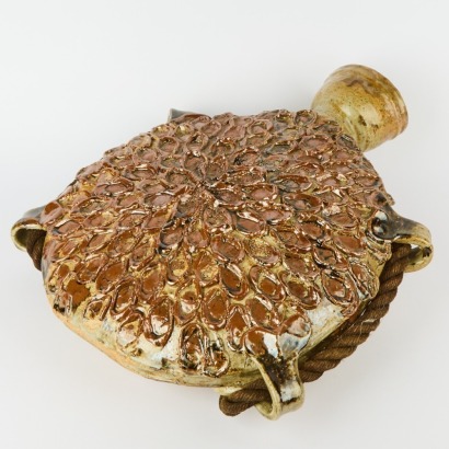 An Yvonne Rust Large Pilgrim Style Flask