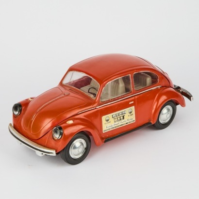 A Collectable 1973 VW Beetle Decanter Beams