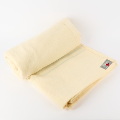 A Petone Hospital Blanket with "Red Cross" Label