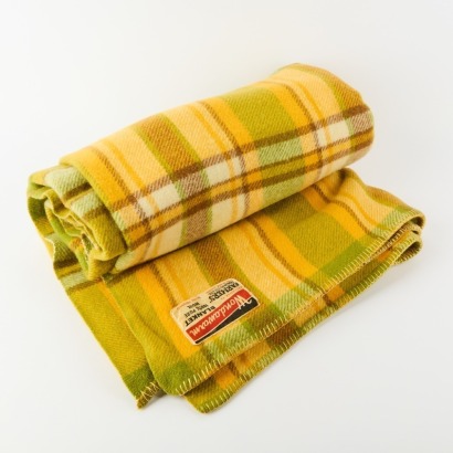 A "Wonderwarm" Vintage Blanket Made for Farmers Trading Co Limited