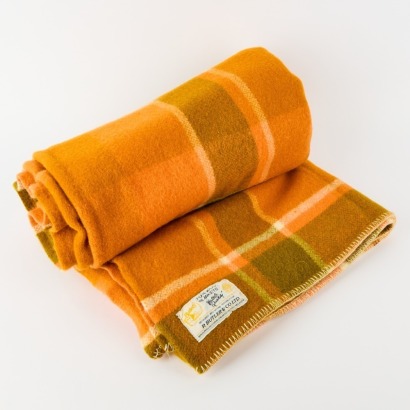 A Butlers "Hotel Quality" Vintage Blanket made for R. Butler and Co