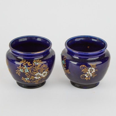 A Pair of Cobalt Blue Chinese Vases