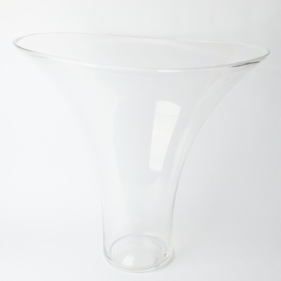 An Impressive Fluted Glass Vase from The Berlin Art Fair