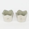 A Pair of Stephane Rondell Cast Aluminium Egg Cups