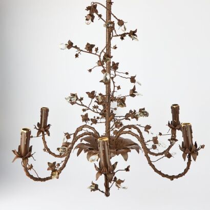 A Chandelier Vine Decoration
