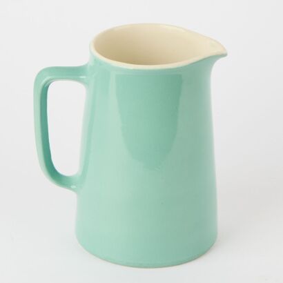 A Large Teal Crown Lynn Hotel Jug