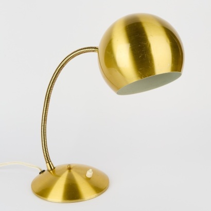 A MCM Bronze Coloured Eyeball Table Lamp