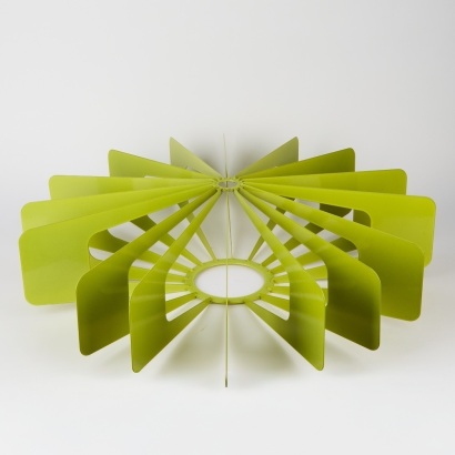 A Retro Themed Green Light Shade