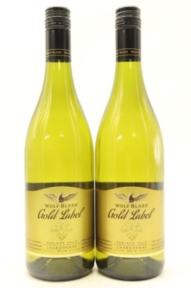 (2) 2014 Wolf Blass Gold Label Chardonnay, Adelaide Hills