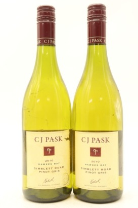 (2) 2010 Pask Gimblett Road Pinot Gris, Hawke's Bay