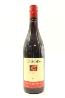 (1) 2014 St Hallett Gamekeeper's Shiraz - Grenache - Touriga, Barossa