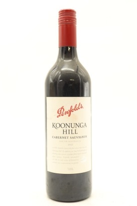 (1) 2015 Penfolds Koonunga Hill Cabernet Sauvignon, South Australia