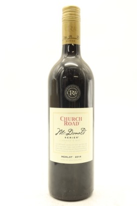 (1) 2014 Church Road McDonald Series Merlot, Hawke's Bay