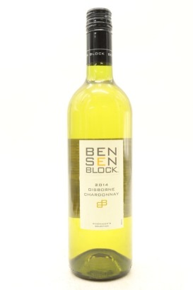 (1) 2014 Bensen Block Winemaker's Selection Chardonnay, Gisborne
