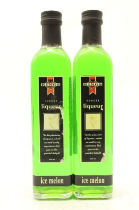 (2) Kings Ice Melon Finest Liqueur, New Zealand, 500ml, 21% ABV