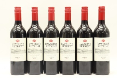 (6) 2017 Rawson's Retreat Merlot, South Australia