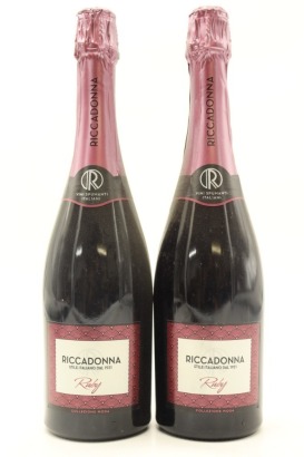 (2) NV Riccadonna Ruby Spumante, Italy