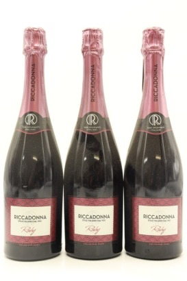 (3) NV Riccadonna Ruby Spumante, Italy