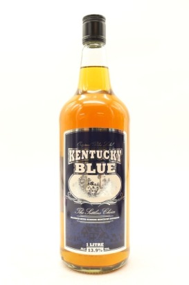 (1) Kentucky Blue Label Bourbon, New Zealand, 1000ml, 13.9% ABV