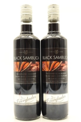 (2) Everglades Black Sambuca Liqueur, New Zealand, 13.9% ABV