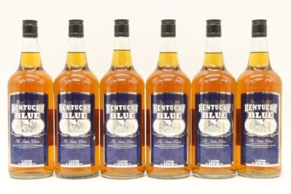 (6) Kentucky Blue Label Bourbon, New Zealand, 1000ml, 13.9% ABV
