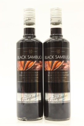 (2) Everglades Black Sambuca Liqueur, New Zealand, 13.9% ABV