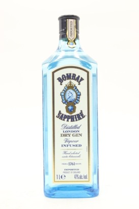 (1) Bombay Sapphire London Dry Gin, England, 1000ml, 47% ABV