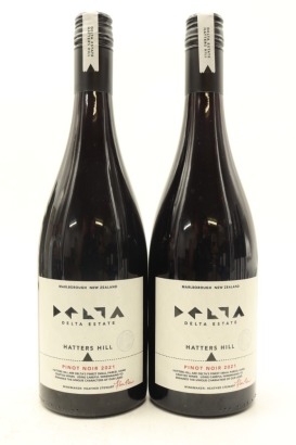 (2) 2021 Delta Estate Hatters Hill Pinot Noir, Marlborough