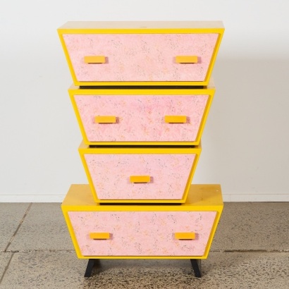 A Postmodern Stacking Set of Drawers