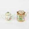 A Set of Two Chinese Qing Dynasty Famille-rose Teapots