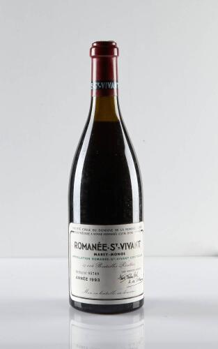 (1) 1993 Domaine de la Romanee Conti Romanee St Vivant Grand Cru(MS) WS92