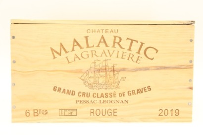 (6) 2019 Chateau Malartic Lagraviere, Pessac-Leognan (OWC) [JR16.5]