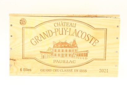 (6) 2021 Chateau Grand-Puy-Lacoste, Pauillac (OWC)