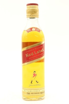 (1) Johnnie Walker Red Label Australian Market Blended Scotch Whisky, 375ml, 40% ABV (MS)