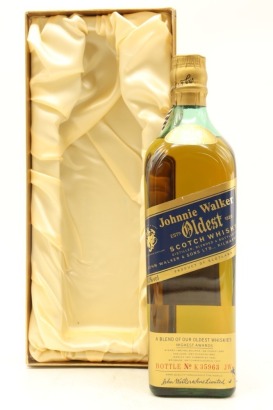 (1) Johnnie Walker Oldest (early 'Blue Label) Blended Scotch Whisky, Scotland, Circa 1980's 750ml, 43% ABV (GB)