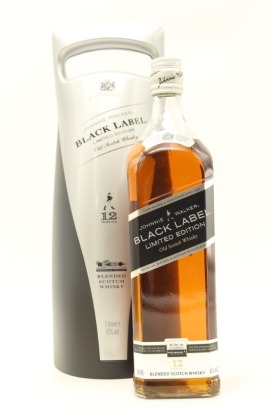(1) Johnnie Walker Black Label Team McLaren Mercedes Limited Edition 12 Year Old Blended Scotch Whisky, Scotland, 1000ml, 43% ABV (GB)