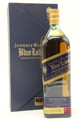 (1) Johnnie Walker Blue Label 'The Signature' Australian Duty Free Blended Scotch Whisky, Scotland, 43% ABV (GB)