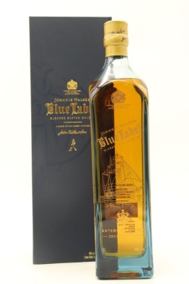 (1) Johnnie Walker Blue Label Cruise Edition Blended Scotch Whisky, Scotland, 1000ml, 40% ABV (GB)