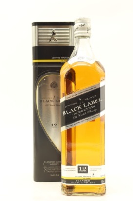 (1) Johnnie Walker Black Label 12 Year Old Phuket 2007 Duty Free Blended Scotch Whisky, Scotland, 1000ml, 43% ABV