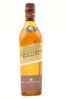 (1) Johnnie Walker Gold Label The Centenary Blend 18 Year Old Blended Scotch Whisky, Scotland, 200ml, 40% ABV (MS)