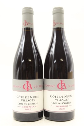 (2) 2022 Domaine de L'Arlot Cote de Nuits-Villages Clos du Chapeau, Burgundy