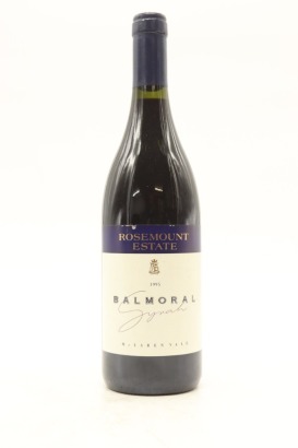 (1) 1995 Rosemount Estate Balmoral Syrah, McLaren Vale