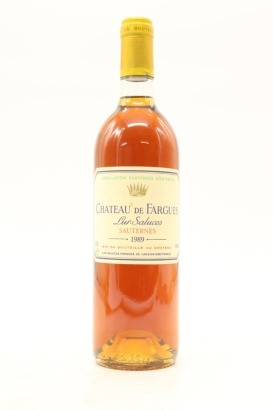 (1) 1989 Chateau de Fargues, Sauternes [JR17.5]
