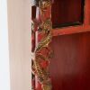 A Chinese Ming Dynasty Painted Wooded Figure of Deity AND A Chinese Qing Dynasty Gilt and Painted Wooden Shrine - 11