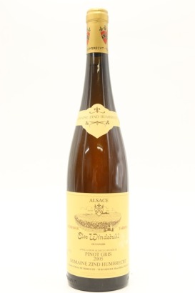 (1) 2005 Domaine Zind-Humbrecht Pinot Gris Clos Windsbuhl Vendange Tardive, Alsace [RP95]