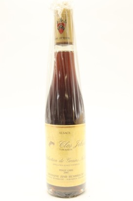 (1) 2005 Domaine Zind-Humbrecht Pinot Gris Clos Jebsal Selection des Grains Nobles, Alsace, 375ml [RP95]