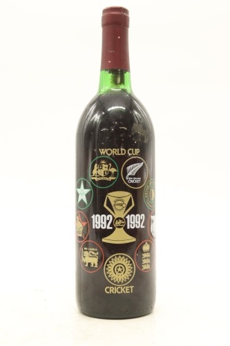 (1) 1990 Delegat's 1992 Cricket World Cup Cabernet - Merlot, Hawkes Bay